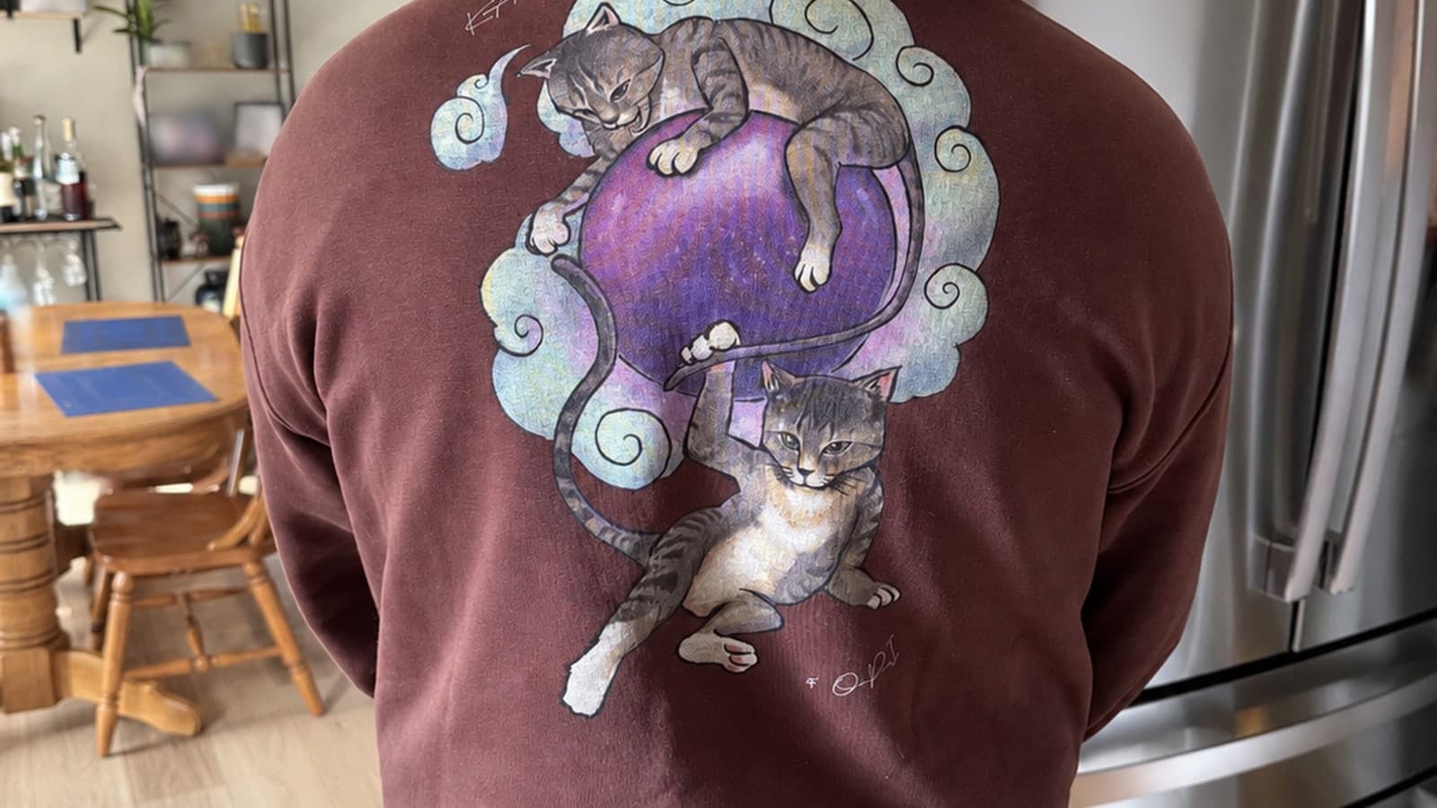 Valentine Day Hoodie commissioned character illustration by Oculus Festum