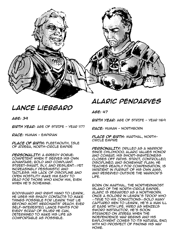 Lance Liebgard – Character Sheet